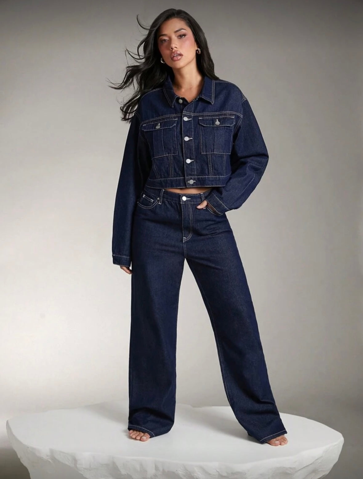 Ensemble denim jeans