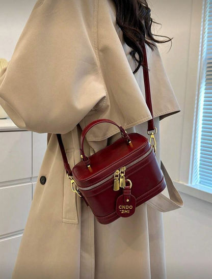 sac bandoulière en denim délavé