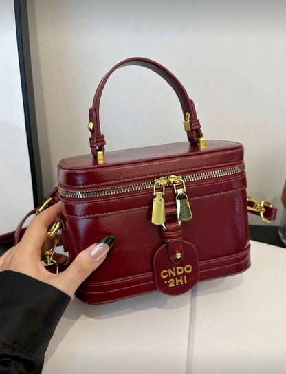 sac bandoulière en denim délavé