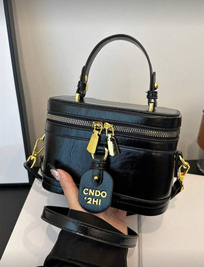 sac bandoulière en denim délavé